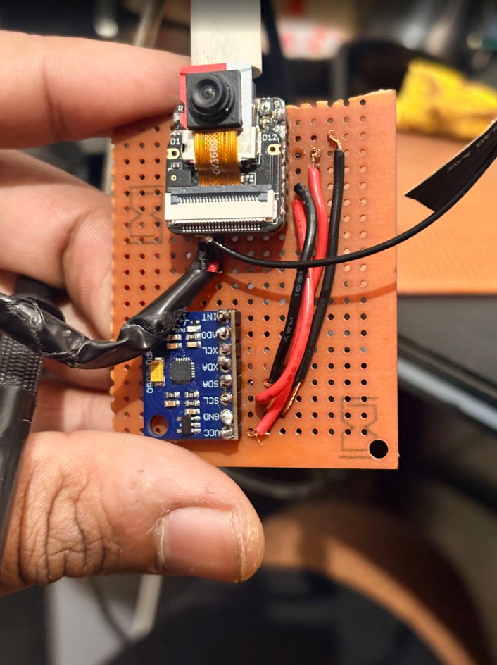 NudgeQ breadboard electronics prototype